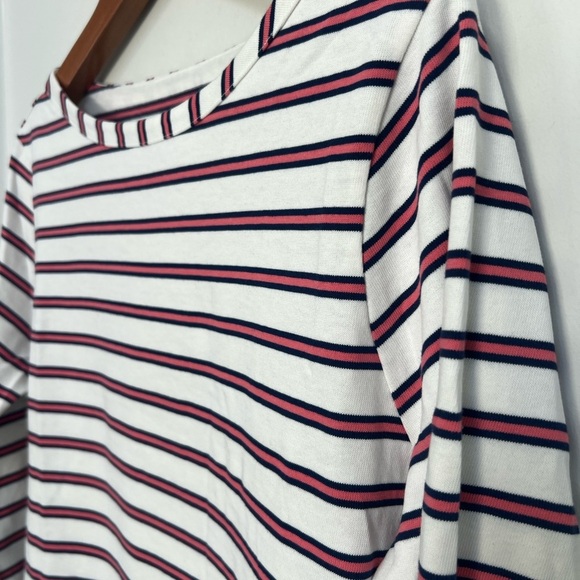 Vineyard Vines Cotton Striped pink/blue Knit Dress Size Large - Picture 3 of 5